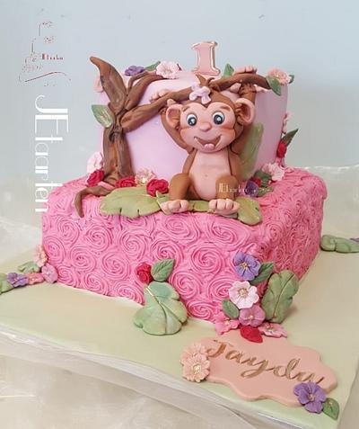 Monkey cake - Cake by Judith-JEtaarten