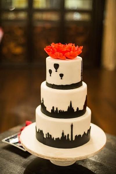 City Skylines Wedding Cake - Cake by Amy Teoh