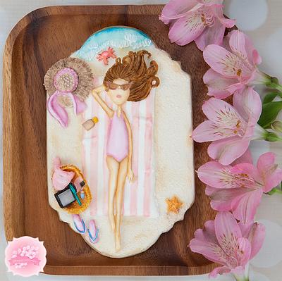 Last Days of Summer Cookie Scene - Cake by Bobbie