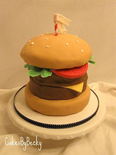 Cheeseburger Cake - Cake by Becky Pendergraft