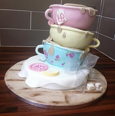 Tea for Three - Cake by Licky Lips Cakes