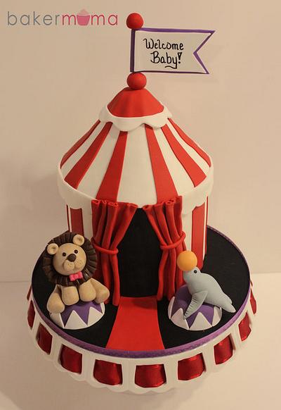 Circus tent cake - Cake by Bakermama