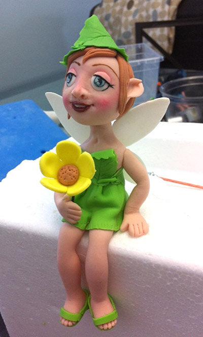 gum paste fairy - Cake by Hajnalka Mayor