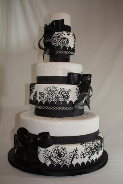 Black Lace - Cake by SweetEatsCakes