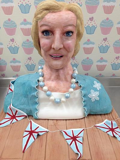 Mary Berry - Silver Award at Cake International Manchester - Cake by Alice Davies