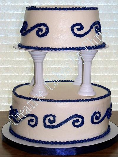 Old Fashioned Scrolls - Cake by Creative Cakes by Chris
