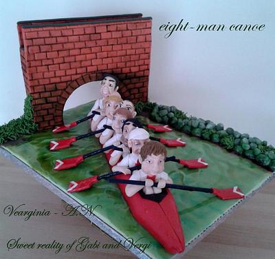 eight - man canoe - Cake by Alena Vearginia Nova