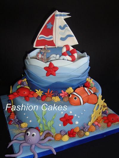 SEA CAKE - Cake by fashioncakesviviana