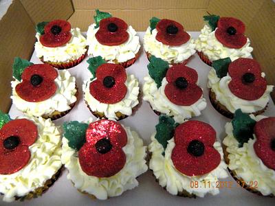 rememberence day cupcakes - Cake by chris