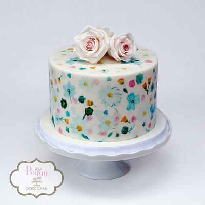 Pastel Floral - Cake by Peggy Does Cake