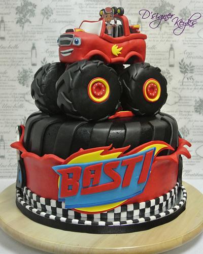 Blaze and the Monster Machine - Cake by Phey