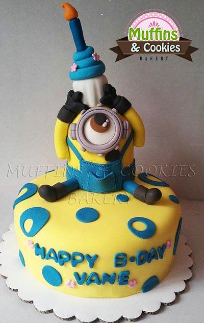 Minion Cake - Cake by Muffins & Cookies Bakery