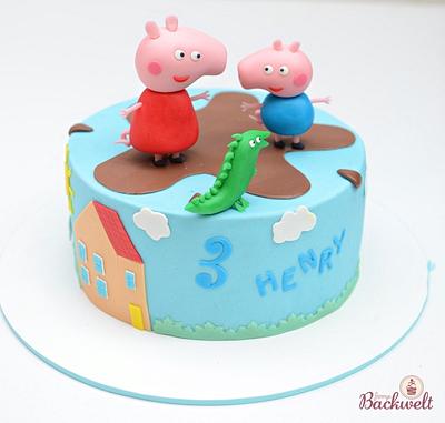 Peppa Pig cake - Cake by Jennys Backwelt