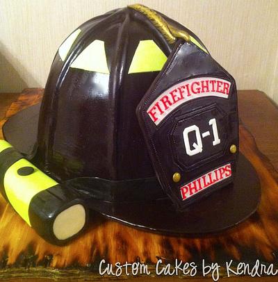 Fireman's Helmet - Cake by Kendra