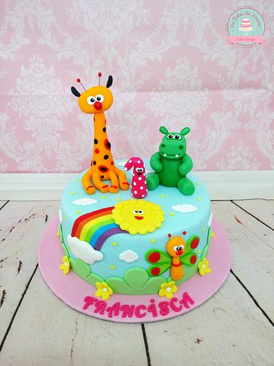 Baby tv cake - Cake by Ana Crachat Cake Designer 