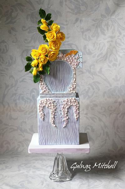 Fashion inspired cake, Givenchy dress 2011, worn by Cate Blanchett - Cake by Gulnaz Mitchell