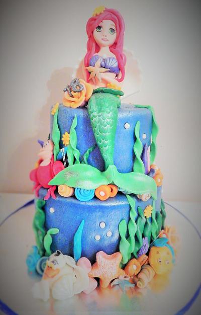 Mermaid Cake - Cake by Rebekah Naomi Cake Design