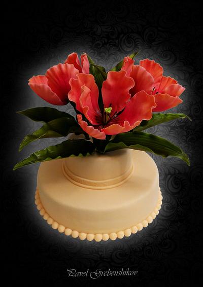 Tulips - Cake by Pavel