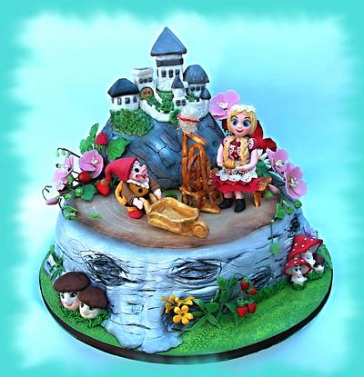 Rumpelstiltskin to Trencin Castle - Cake by Zuzana Bezakova