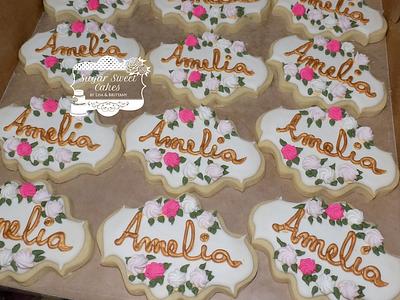 Plaque Cookies - Cake by Sugar Sweet Cakes