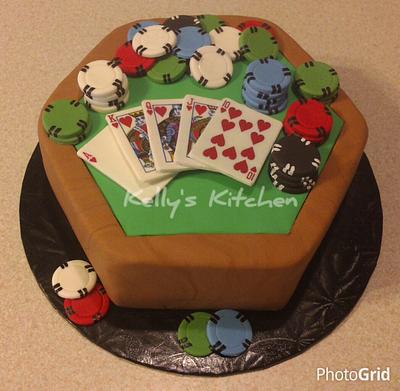 Poker cake - Cake by Kelly Stevens