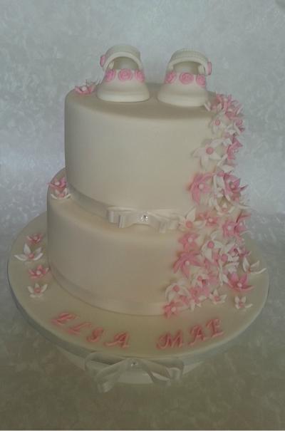 Christening cake - Cake by Kathy 