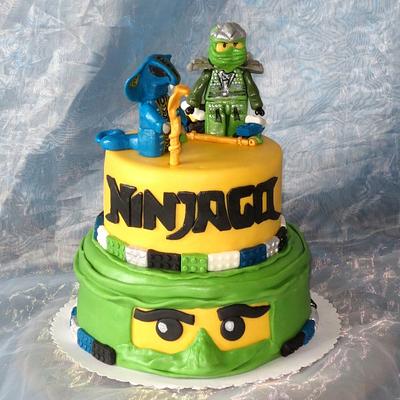 LEGO Ninjago Jay and Fangdam - Cake by Eva Kralova