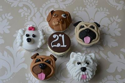 Dog themed cupcakes - Cake by AMAE - The Cake Boutique
