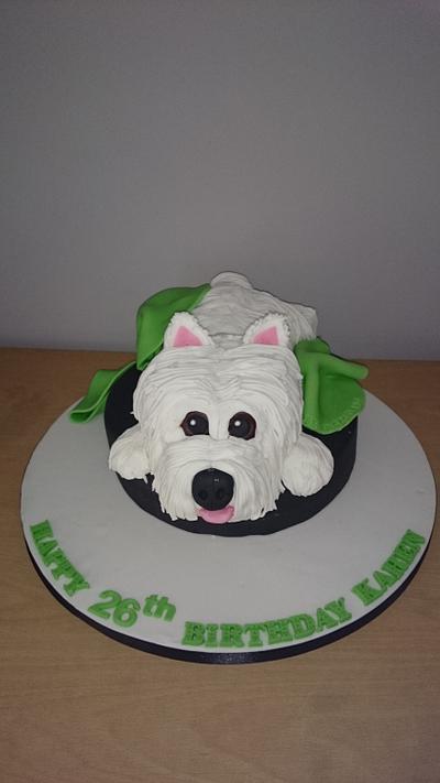 Rory the Westie  - Cake by Susie Gillespie 