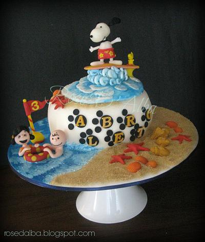 Snoopy cake! - Cake by Rose D' Alba cake designer