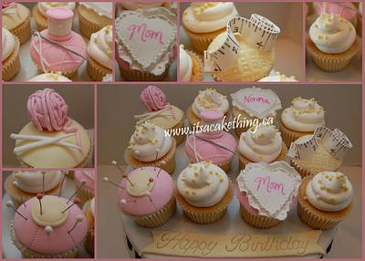 Seamstress Themed Cupcakes  - Cake by It's a Cake Thing 