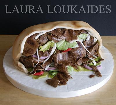 Doner Kebab Cake - Cake by Laura Loukaides