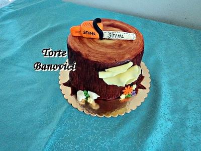 motor saw cake - Cake by Torte Amela