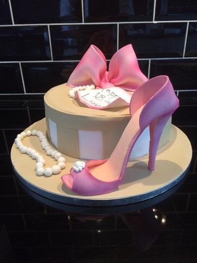 Hat Box and Shoe - Cake by Paul of Happy Occasions Cakes.