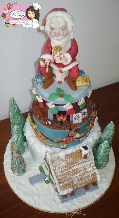 My christmas cake - Cake by Vincenza Rito - l'Arte nelle torte