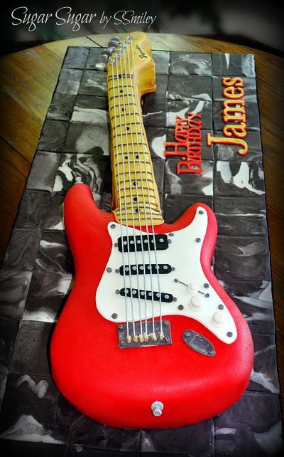 Fender Electric Guitar - Cake by Sandra Smiley
