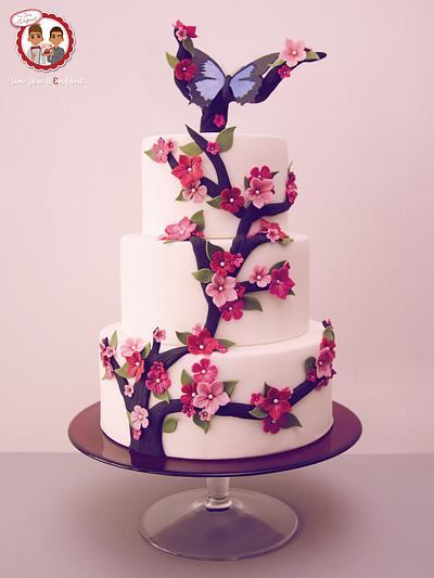 Cherry Blossom Wedding  - Cake by CAKE RÉVOL