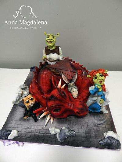 Shrek and friends - Cake by crazycakes