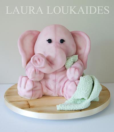 Truffles the Toy Elephant - Cake by Laura Loukaides