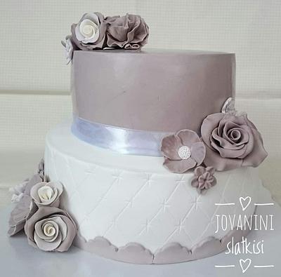 Engagement cake - Cake by Jovaninislatkisi