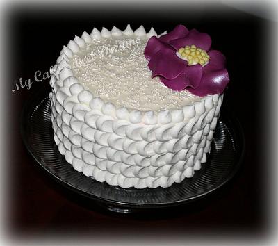 Petal Effect Cake  - Cake by My Cake Sweet Dreams