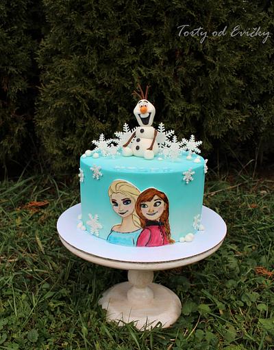 Frozen  - Cake by Cakes by Evička