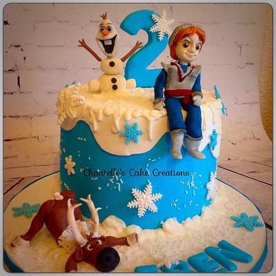 Frozen - Cake by Chantelle's Cake Creations