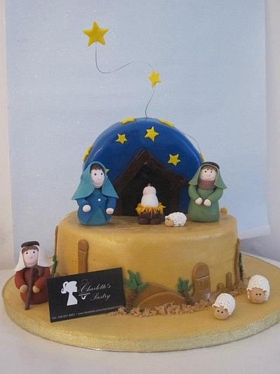 Nativity Cake  - Cake by Charlotte's Pastry