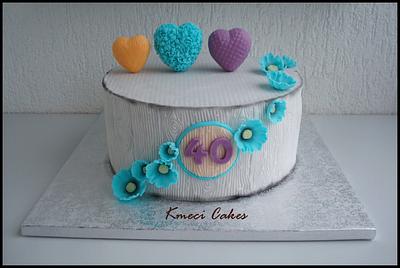 hearts - Cake by Kmeci Cakes 