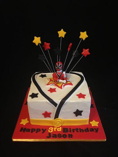 Power Ranger Samurai Cake - Cake by Elizabeth