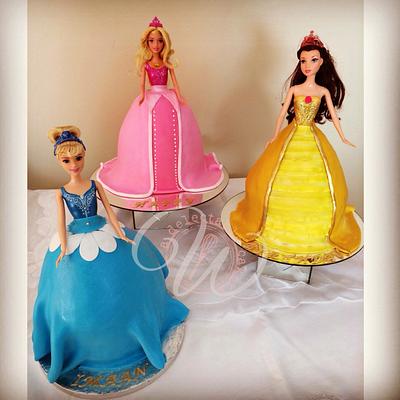 Princesses - Cake by Rezana