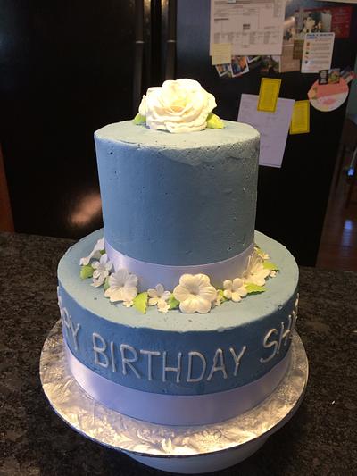 Birthday Blues - Cake by Laura Willey