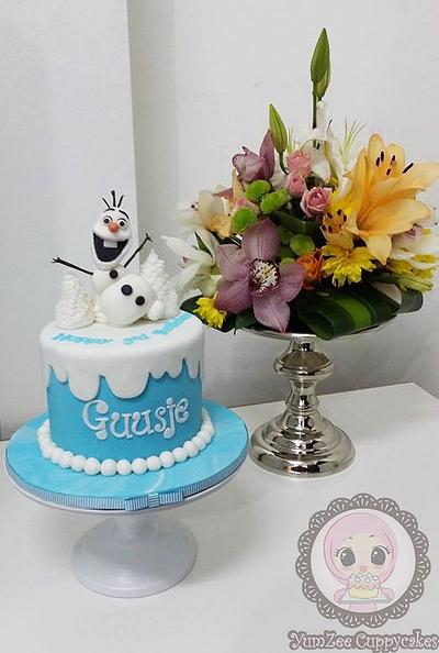 Olaf Cake - Cake by YumZee_Cuppycakes