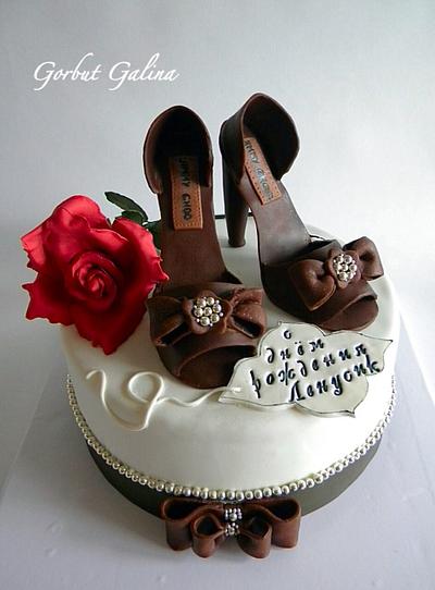 Shoes - Cake by Galinasweet